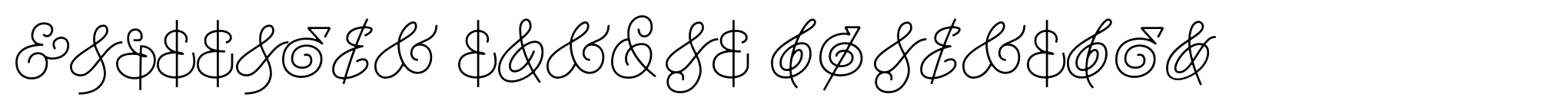Houstoner Script Ampersand image